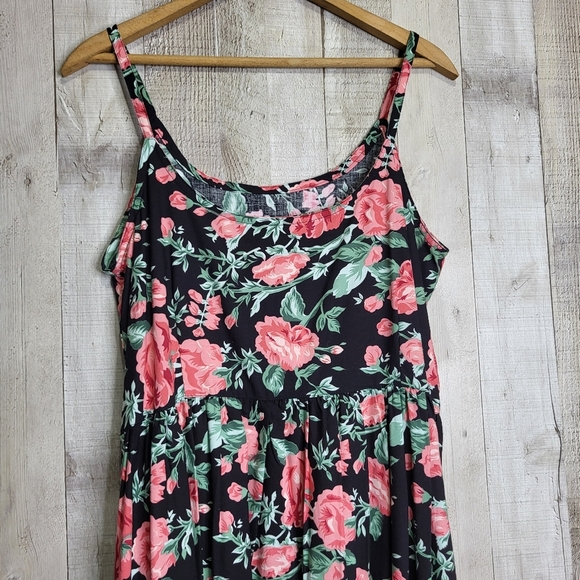 Vintage Jennifer Moore Pink Spaghetti Strap Sundress. Size Medium. Cotton/Rayon - Picture 7 of 13